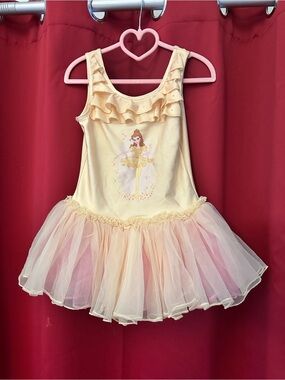 Disney Princess Belle leotard with Tulle Tutu